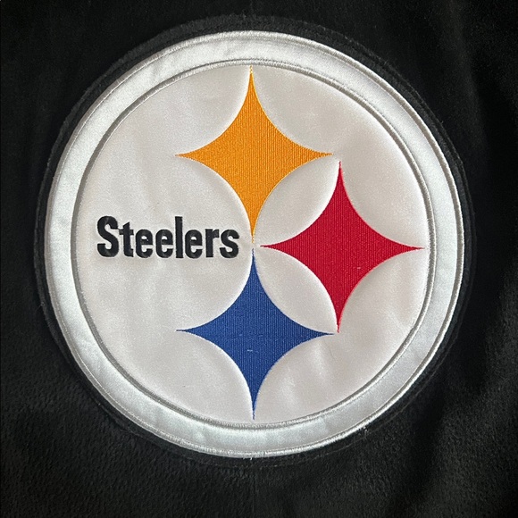 EUC Vintage Pittsburgh Steelers Suede Bomber Jacket - Picture 7 of 16